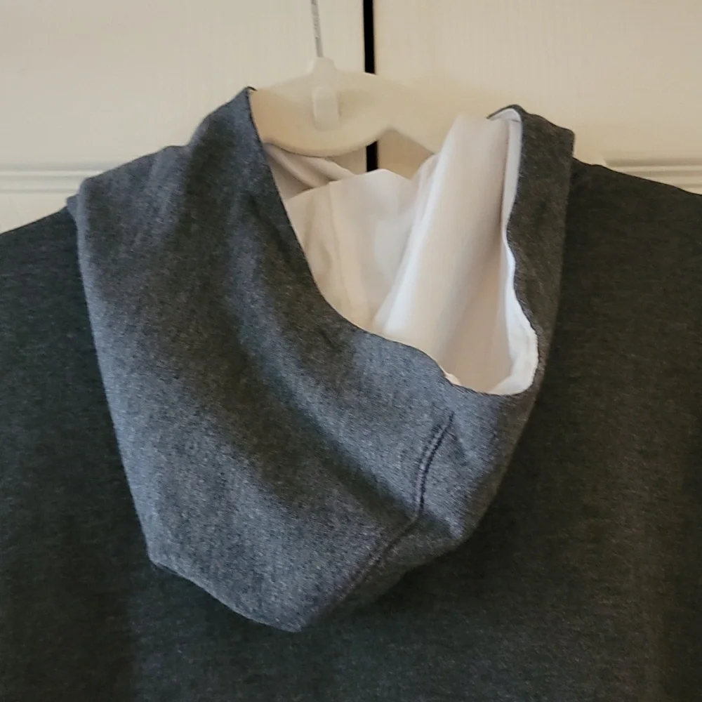 CALIA by Carrie Underwood women's size L long sleeve gray cowlneck  top - Picture 7 of 12